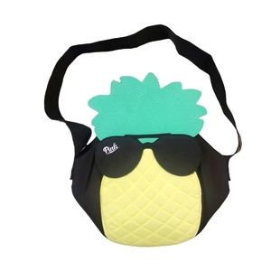 PINK Victoria's Secret Yellow‎ Pineapple Lunch Bag Tote Insulated Cooler